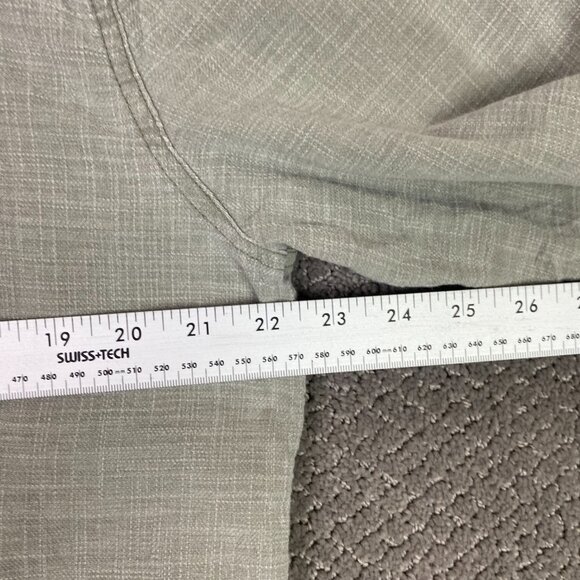 Marine Layer Selvage Shirt Men's Large Gray Button Up Down Long Sleeve Stretch - Picture 8 of 12